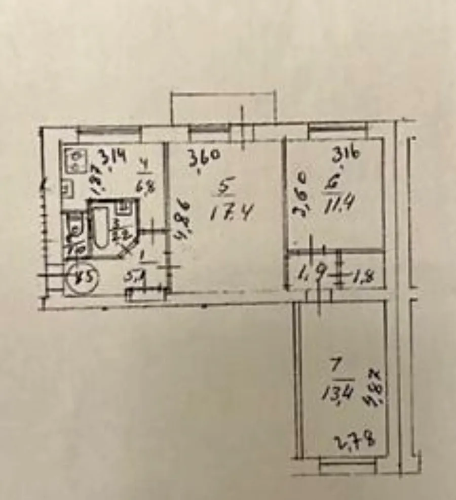 Продажа жилая квартира улица Шолом-Алейхема, д.1